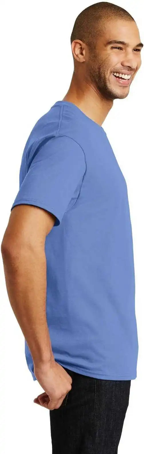 Hanes 5250 Tagless 100% Cotton T-shirt - Carolina Blue