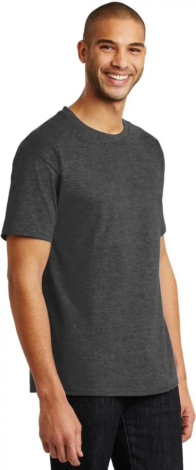 Hanes 5250 Tagless 100% Cotton t Shirt Charcoal Heather