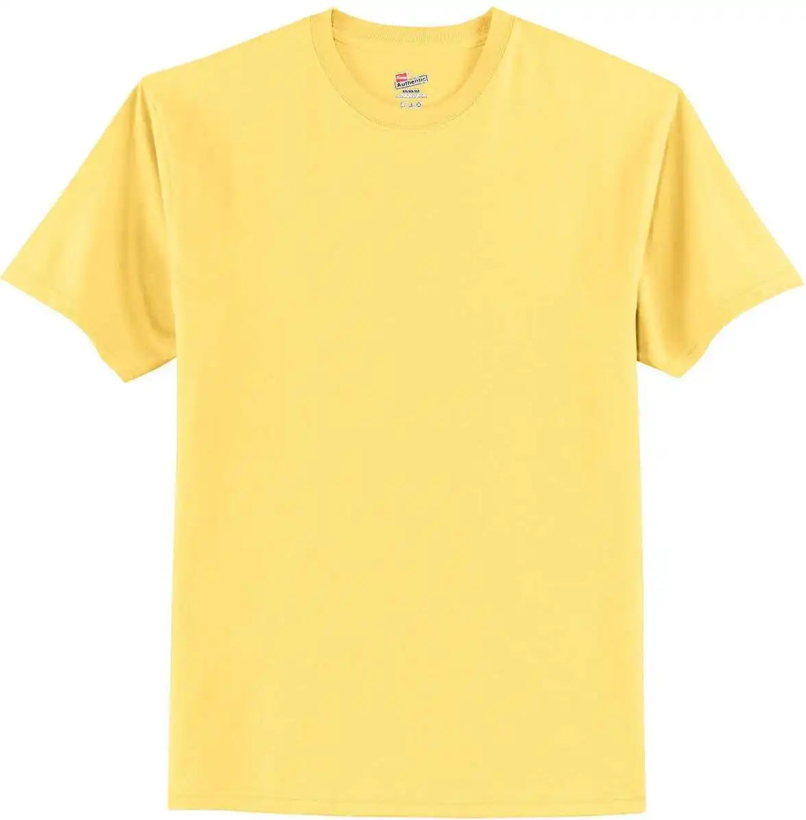 Hanes 5250 Tagless 100% Cotton t Shirt Daffodil Yellow