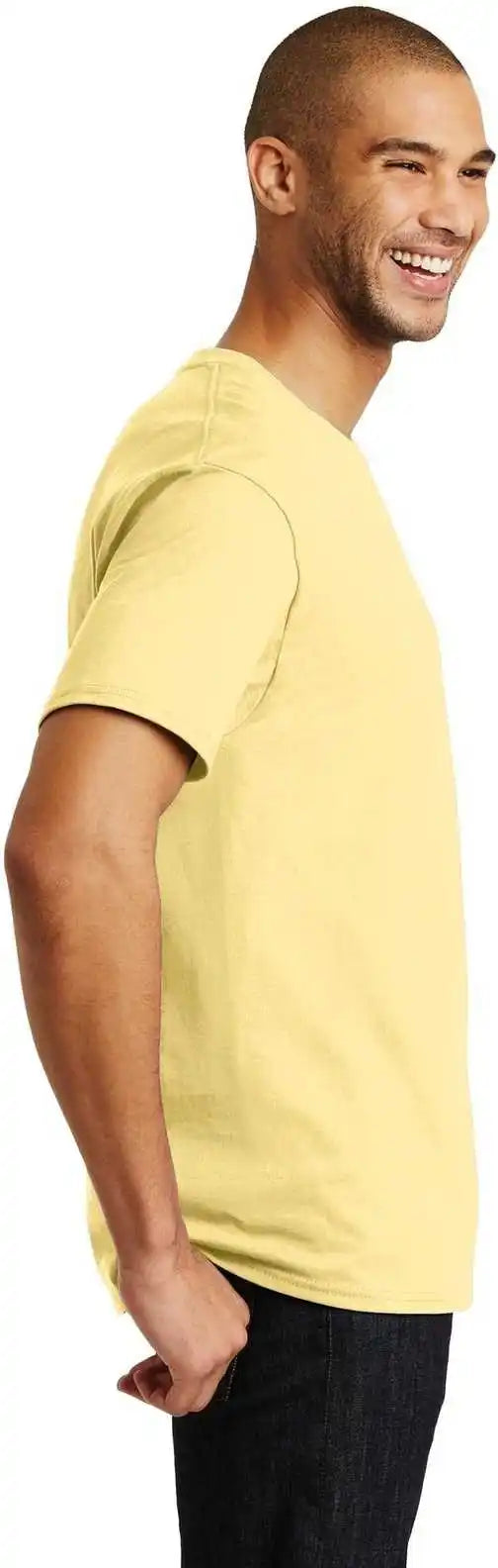 Hanes 5250 Tagless 100% Cotton t Shirt Daffodil Yellow