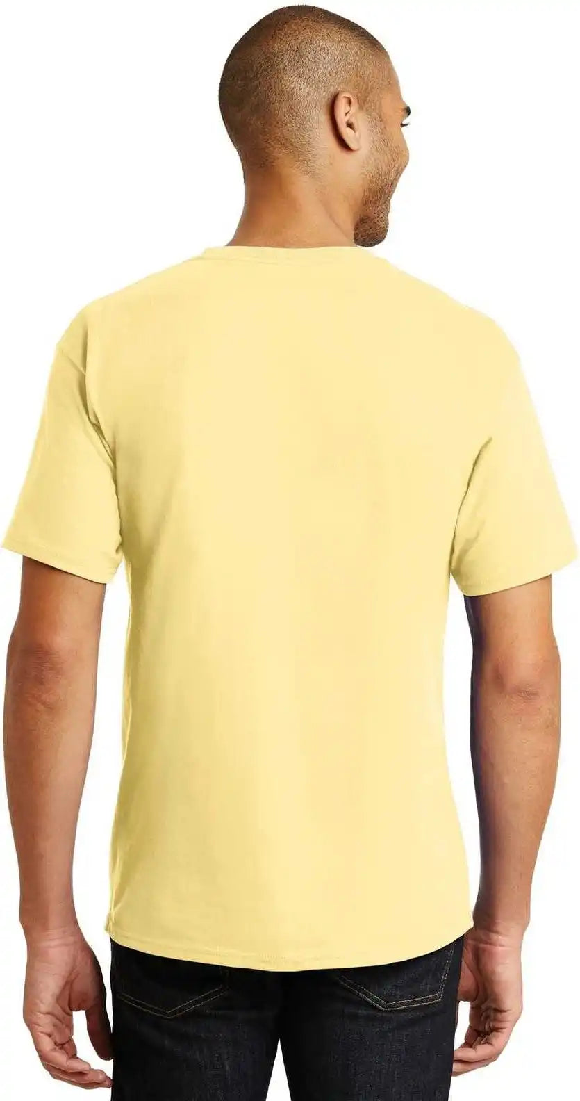 Hanes 5250 Tagless 100% Cotton t Shirt Daffodil Yellow