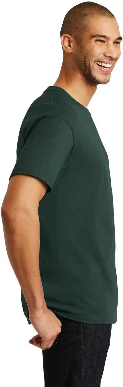 Hanes 5250 Tagless 100% Cotton t Shirt Deep Forest