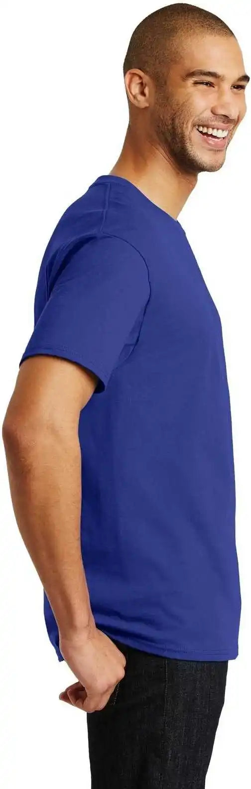 Hanes 5250 Tagless 100% Cotton t Shirt Deep Royal