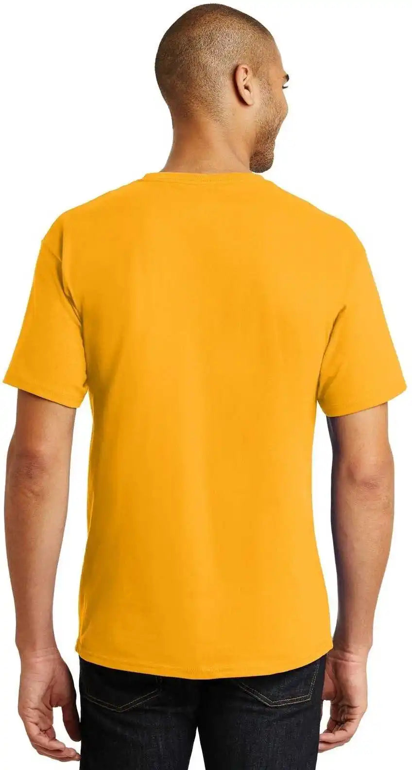 Hanes 5250 Tagless 100% Cotton T-shirt - Gold