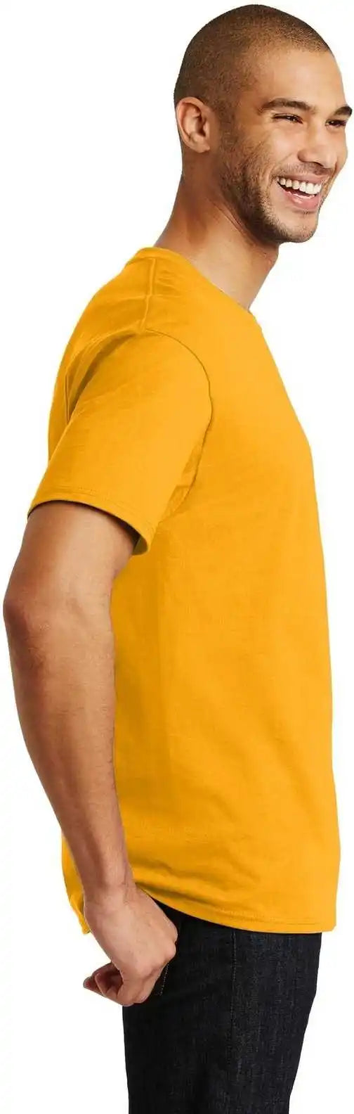 Hanes 5250 Tagless 100% Cotton T-shirt - Gold