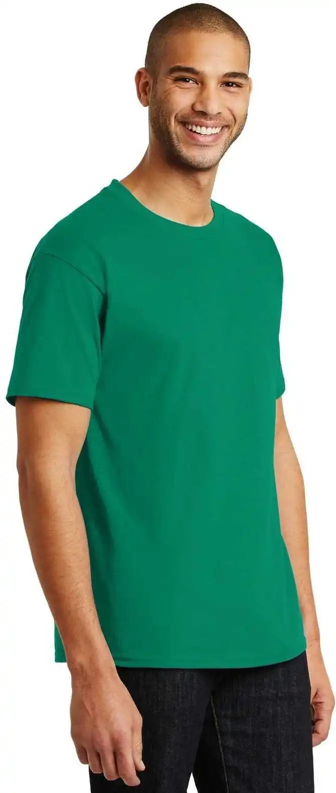 Hanes 5250 Tagless 100% Cotton t Shirt Kelly Green