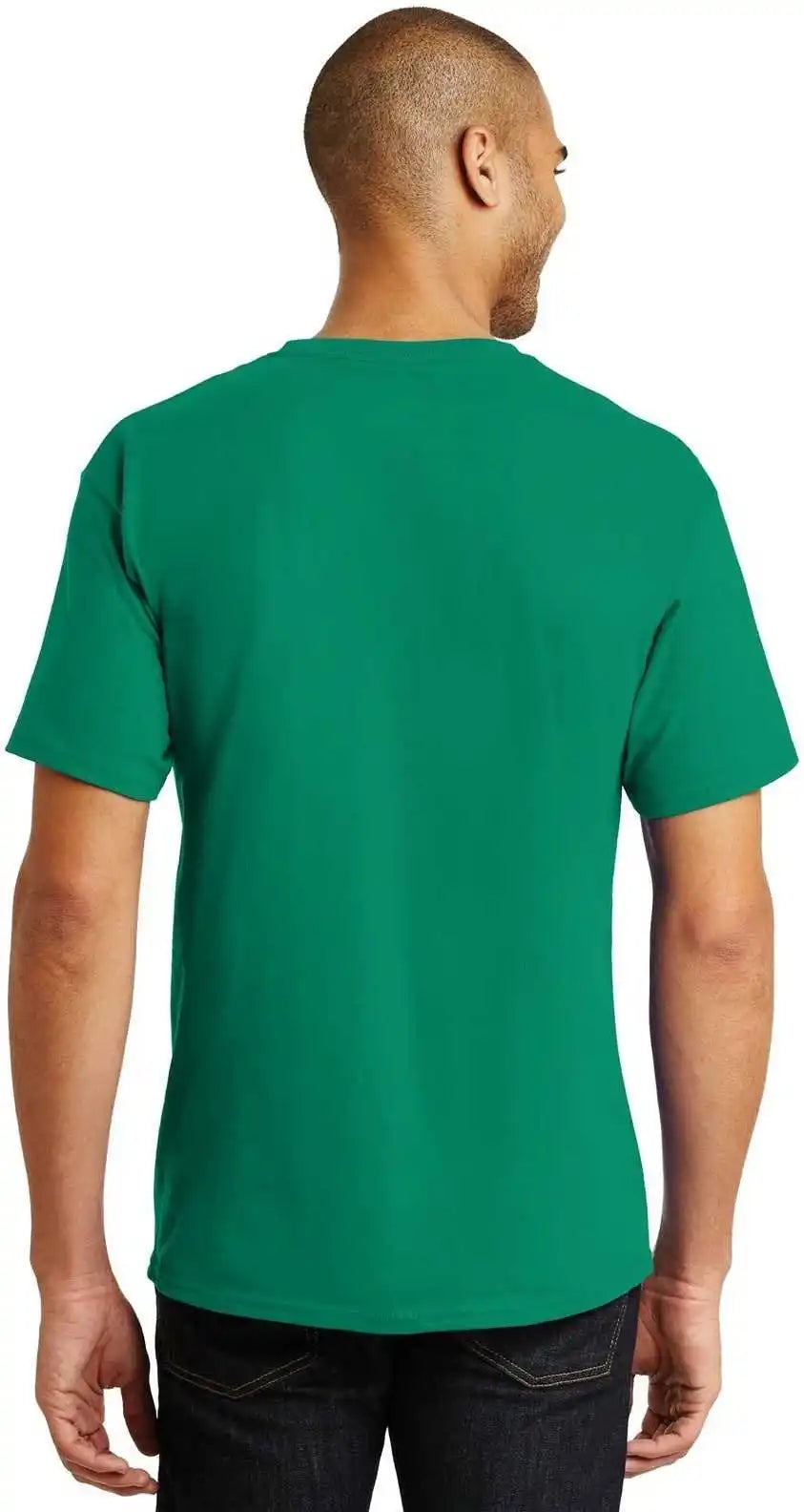 Hanes 5250 Tagless 100% Cotton t Shirt Kelly Green