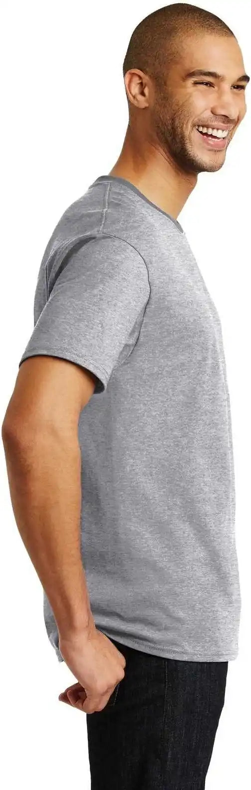 Hanes 5250 Tagless 100% Cotton t Shirt Light Steel