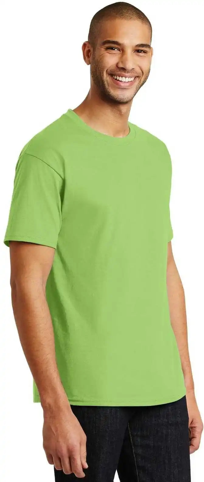 Hanes 5250 Tagless 100% Cotton t Shirt Lime