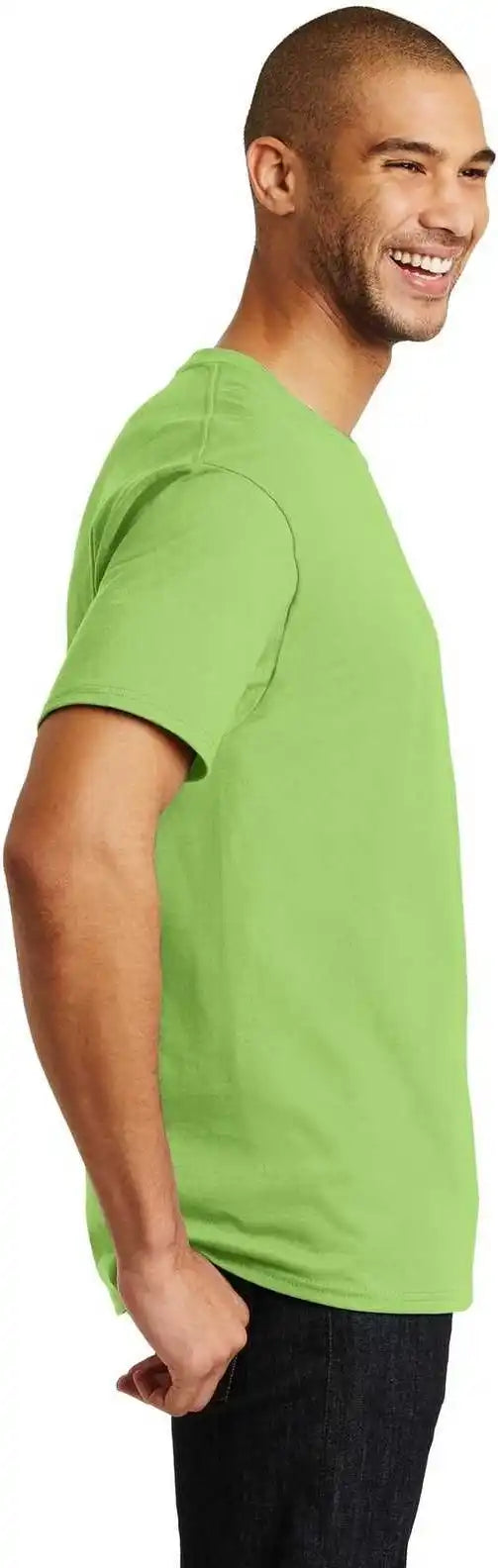 Hanes 5250 Tagless 100% Cotton t Shirt Lime