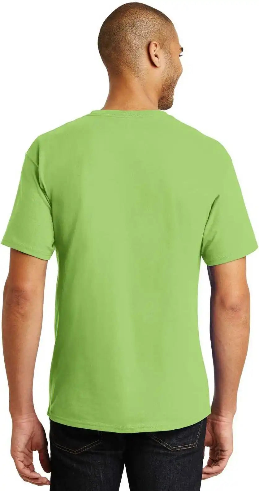 Hanes 5250 Tagless 100% Cotton t Shirt Lime