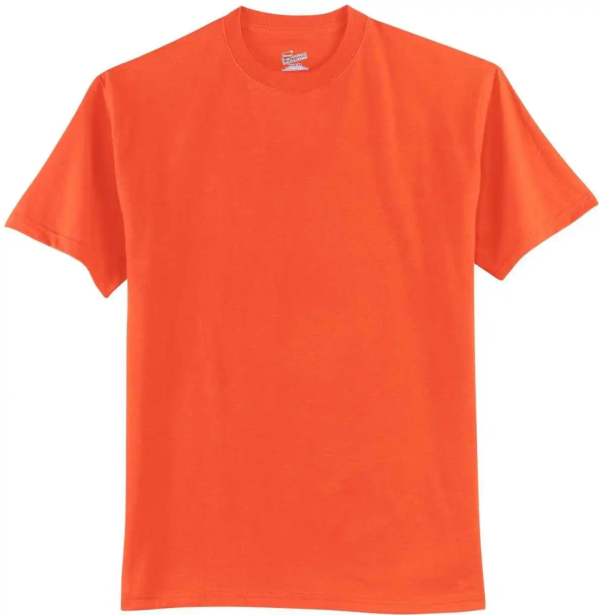 Hanes 5250 Tagless 100% Cotton t Shirt Orange
