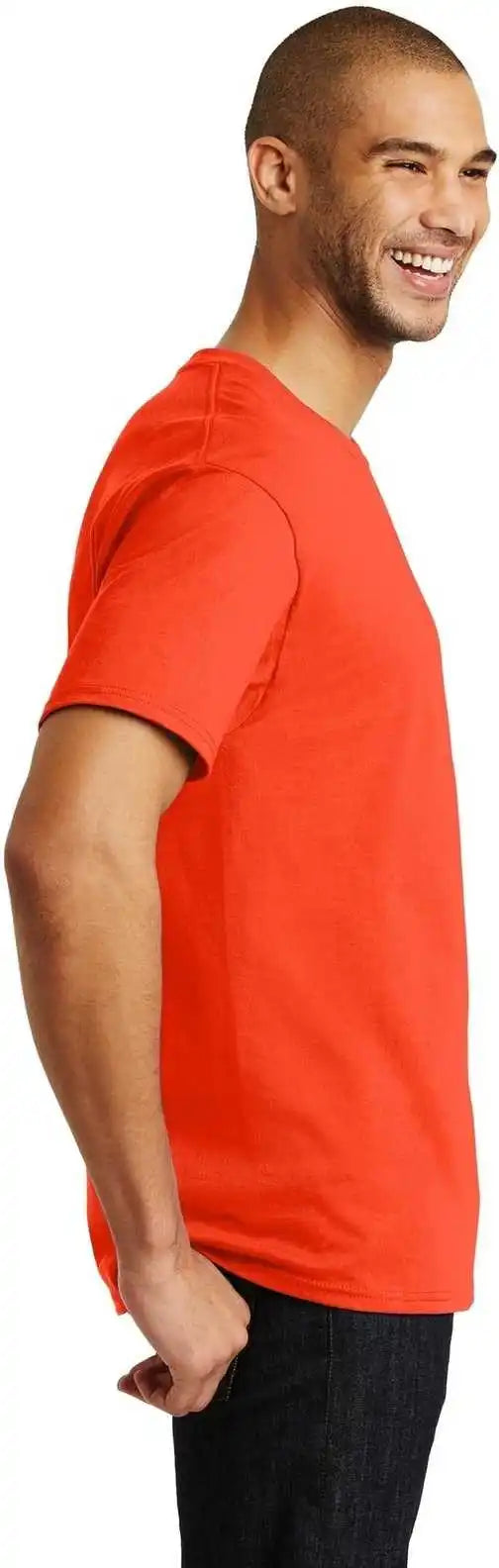Hanes 5250 Tagless 100% Cotton t Shirt Orange
