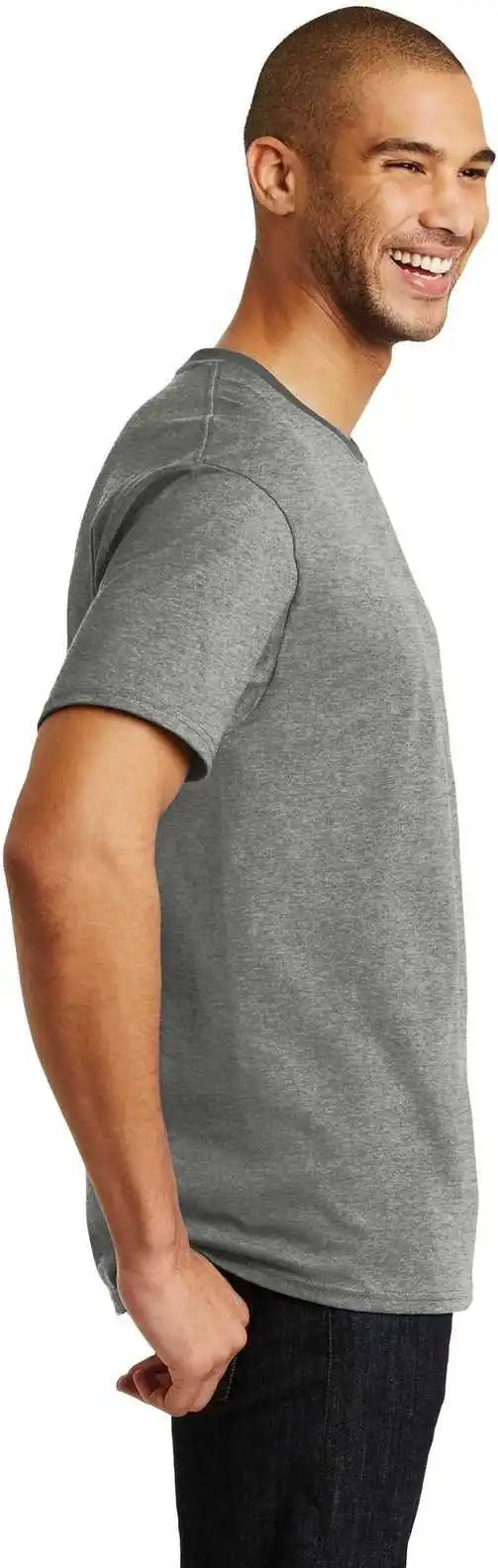 Hanes 5250 Tagless 100% Cotton t Shirt Oxford Gray