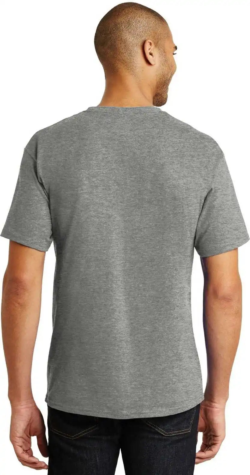 Hanes 5250 Tagless 100% Cotton t Shirt Oxford Gray