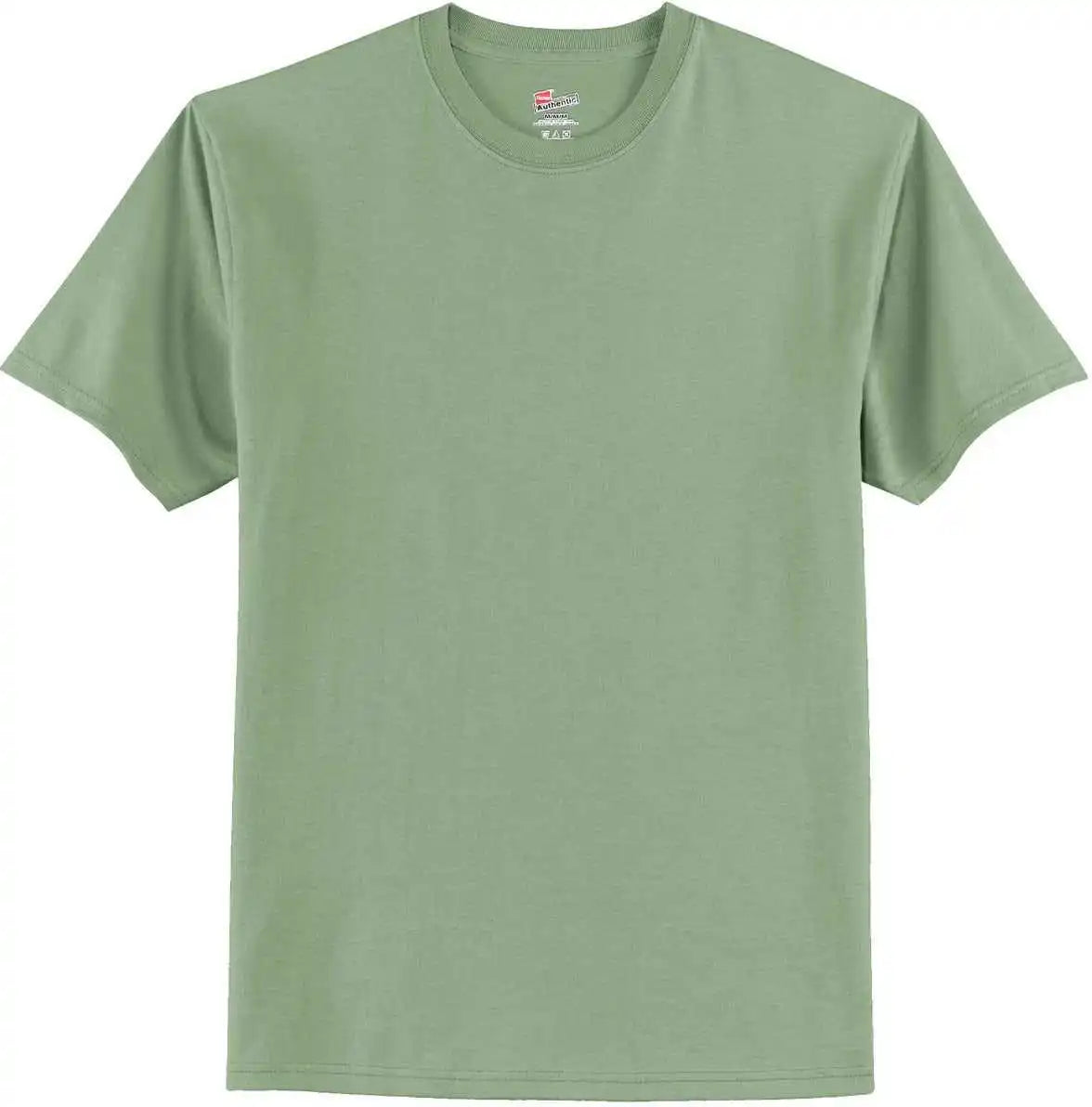 Hanes 5250 Tagless 100% Cotton t Shirt Stonewashed Green