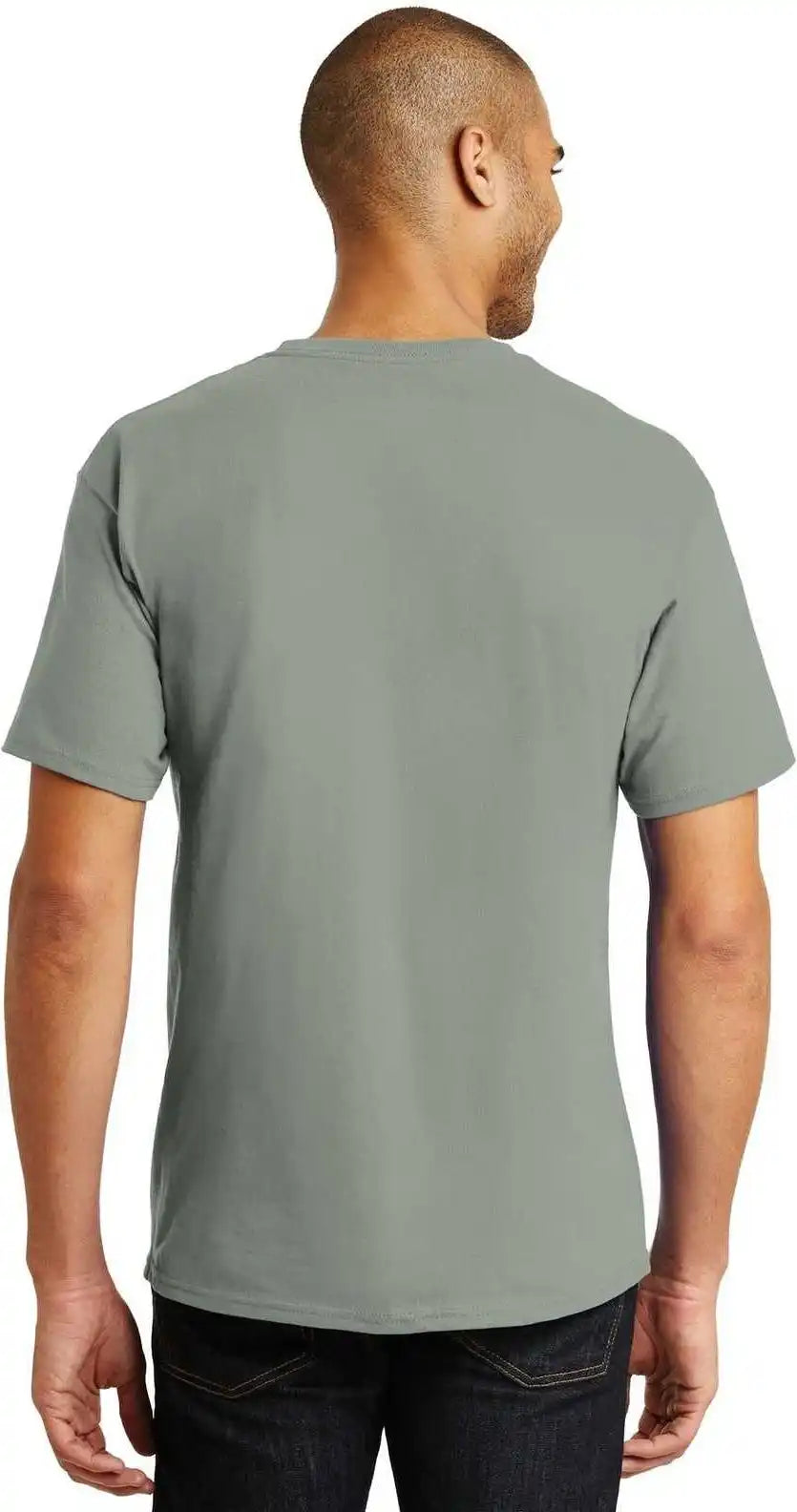 Hanes 5250 Tagless 100% Cotton t Shirt Stonewashed Green