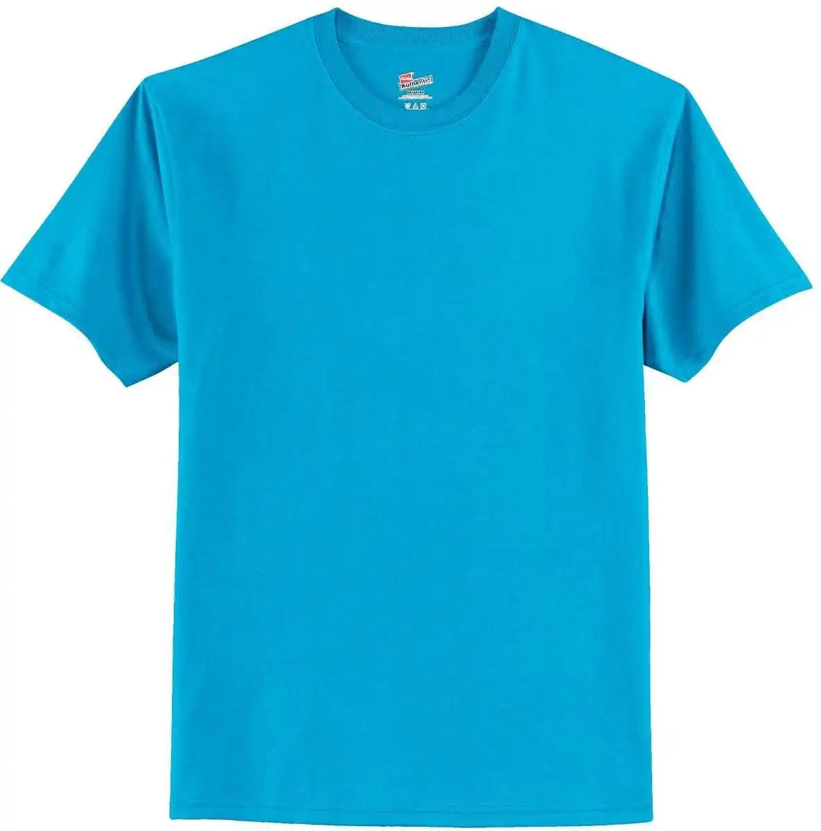 Hanes 5250 Tagless 100% Cotton t Shirt Teal