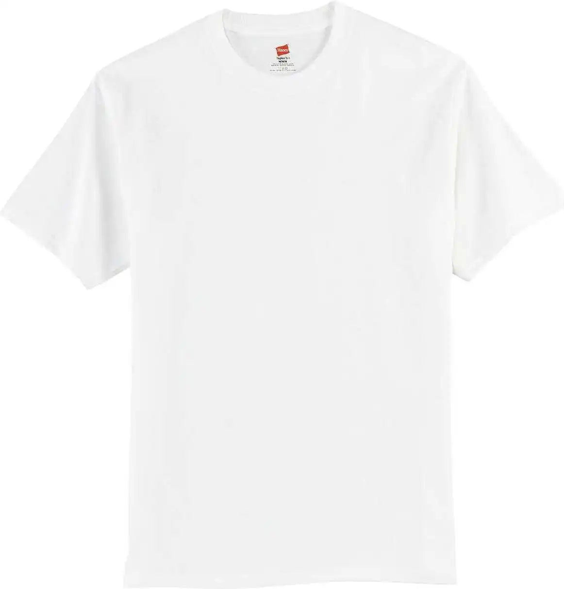 Hanes 5250 Tagless 100% Cotton t Shirt White