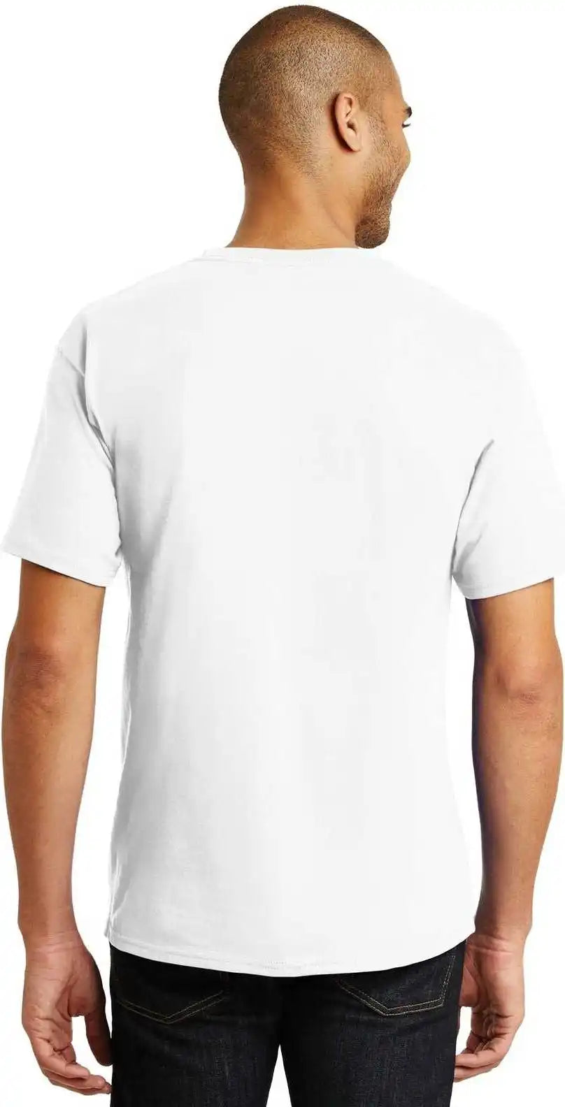 Hanes 5250 Tagless 100% Cotton t Shirt White
