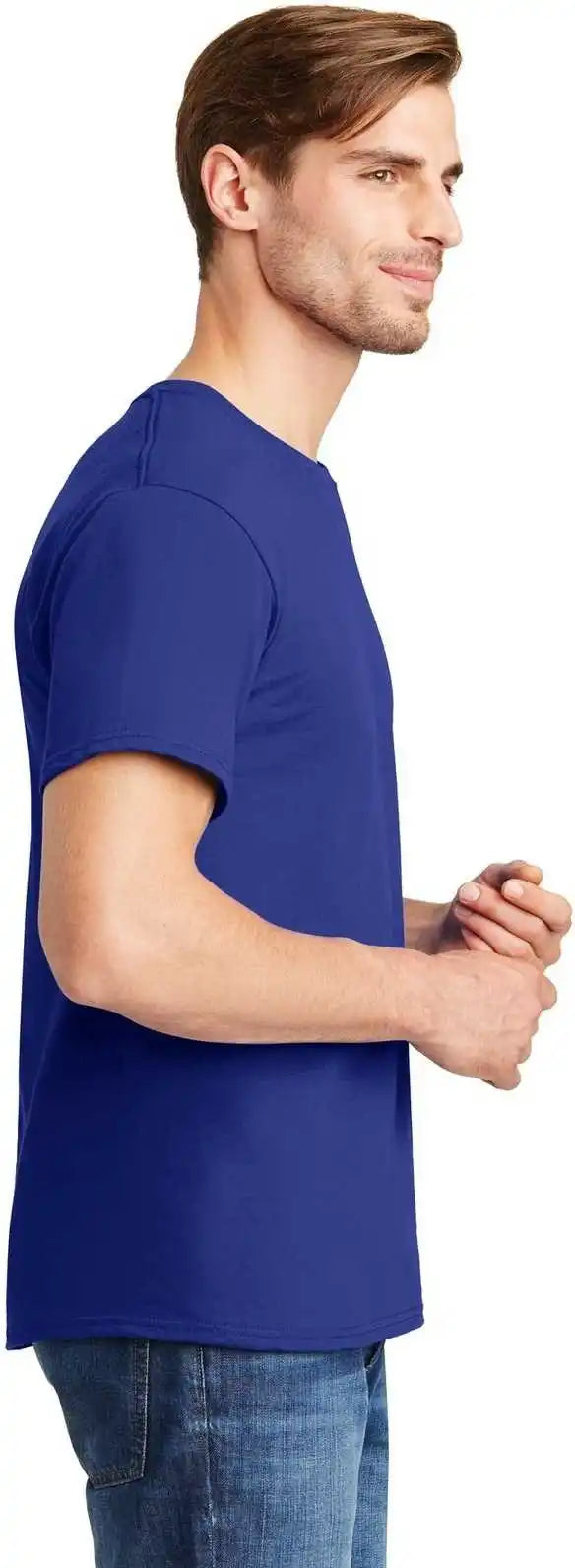 Hanes 5280 Comfortsoft 100% Cotton t Shirt Deep Royal