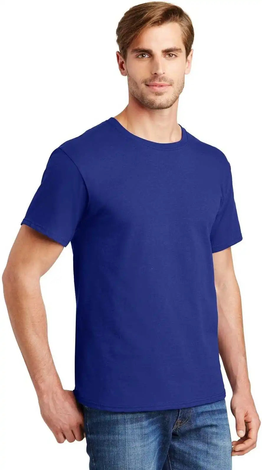 Hanes 5280 Comfortsoft 100% Cotton t Shirt Deep Royal