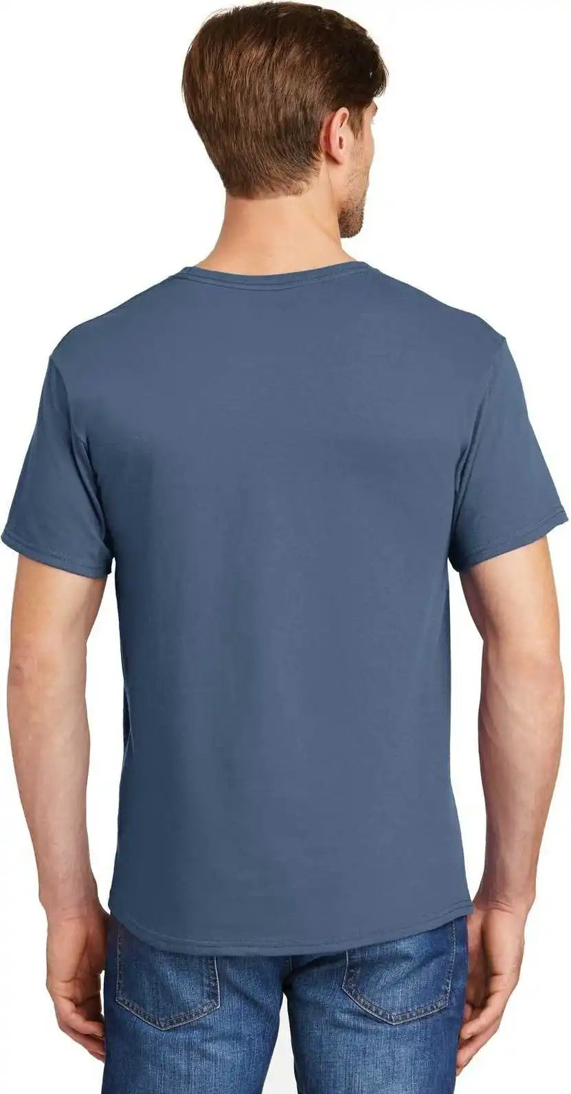 Hanes 5280 Comfortsoft 100% Cotton t Shirt Denim Blue