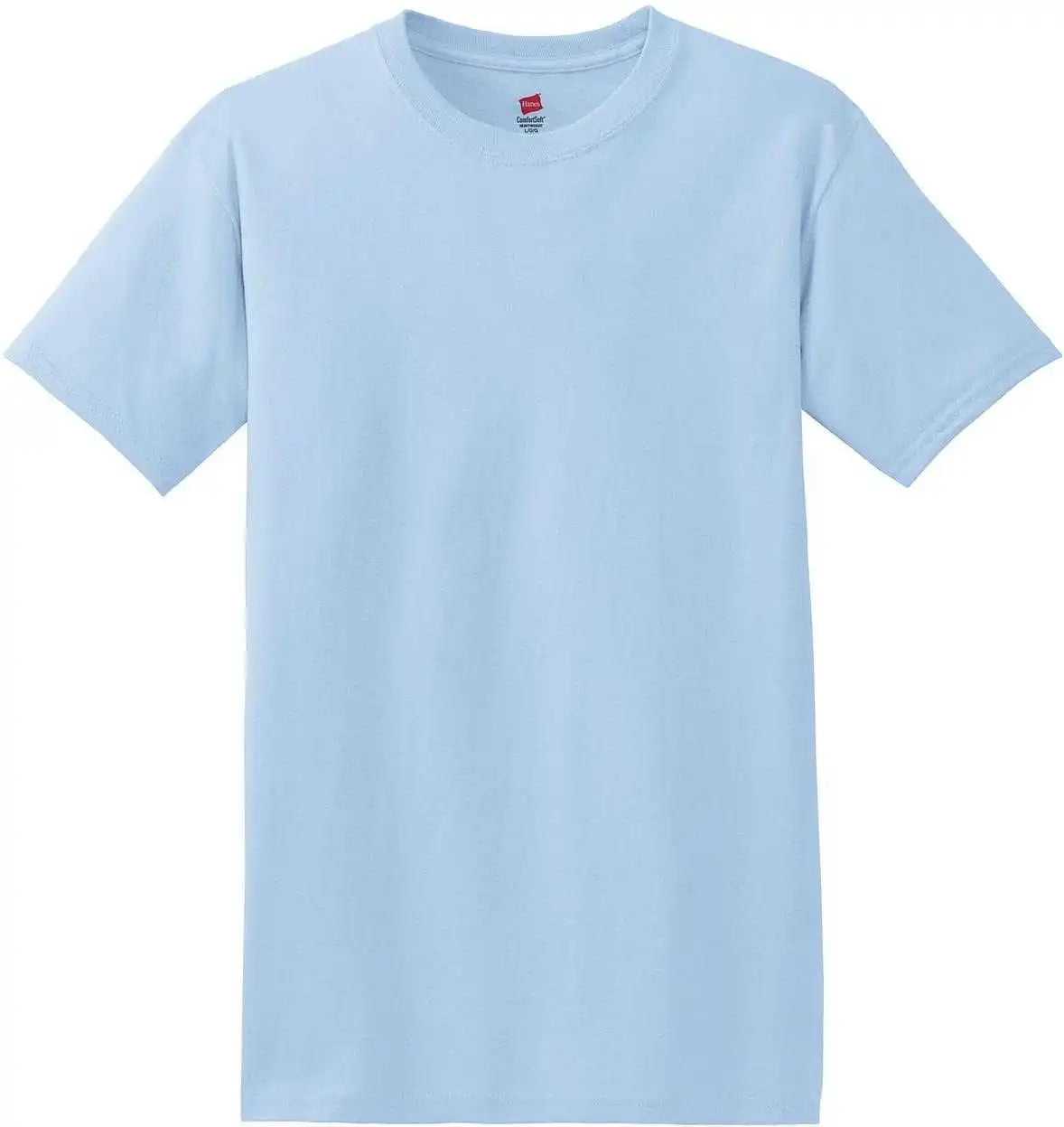Hanes 5280 Comfortsoft 100% Cotton t Shirt Light Blue