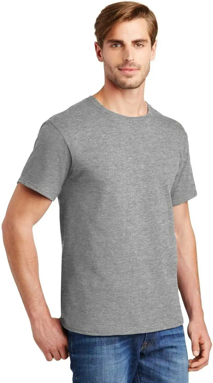 Hanes 5280 Comfortsoft 100% Cotton t Shirt Light Steel