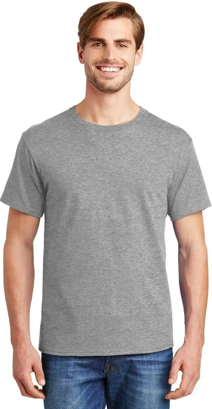 Hanes 5280 Comfortsoft 100% Cotton t Shirt Light Steel