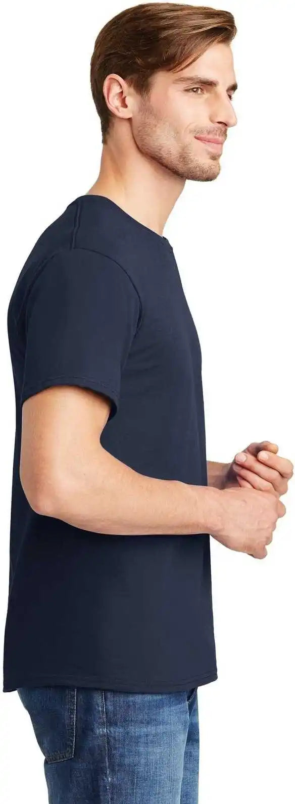 Hanes 5280 Comfortsoft 100% Cotton t Shirt Navy