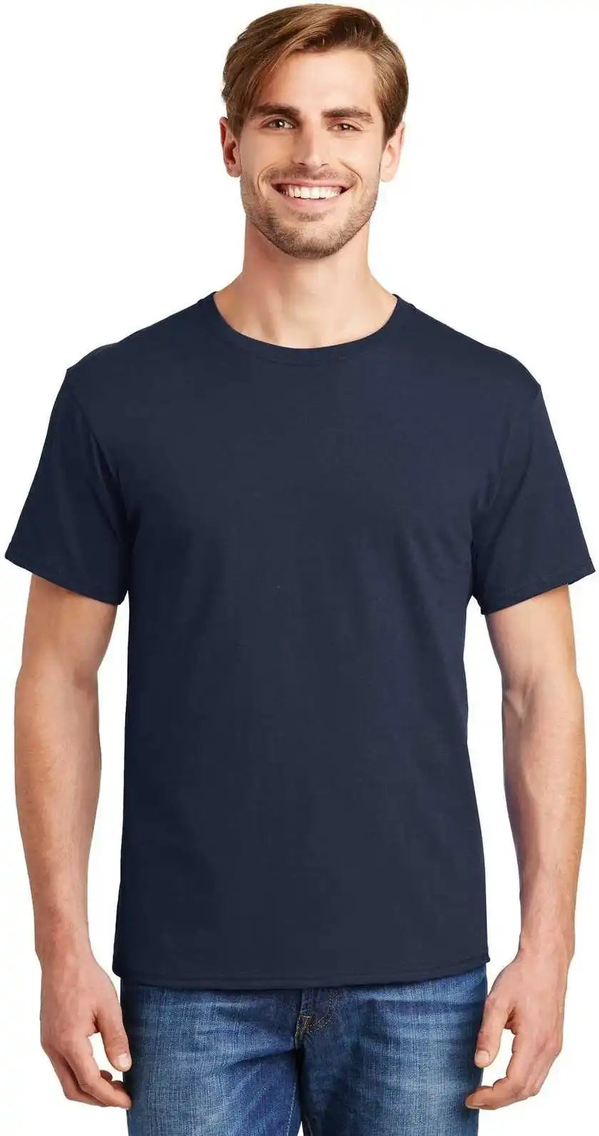 Hanes 5280 Comfortsoft 100% Cotton t Shirt Navy