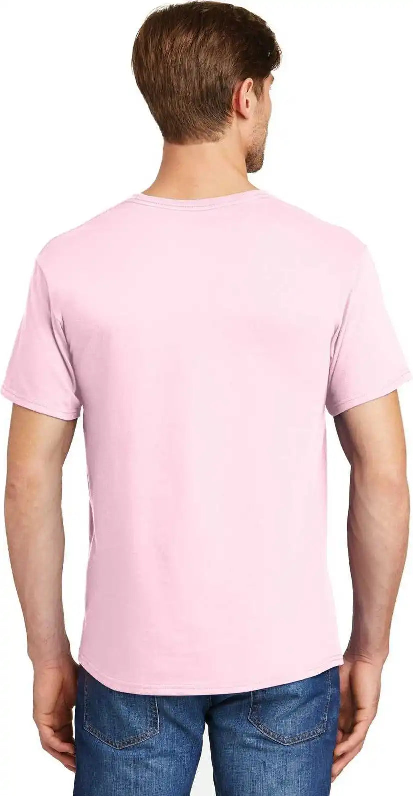 Hanes 5280 Comfortsoft 100% Cotton t Shirt Pale Pink