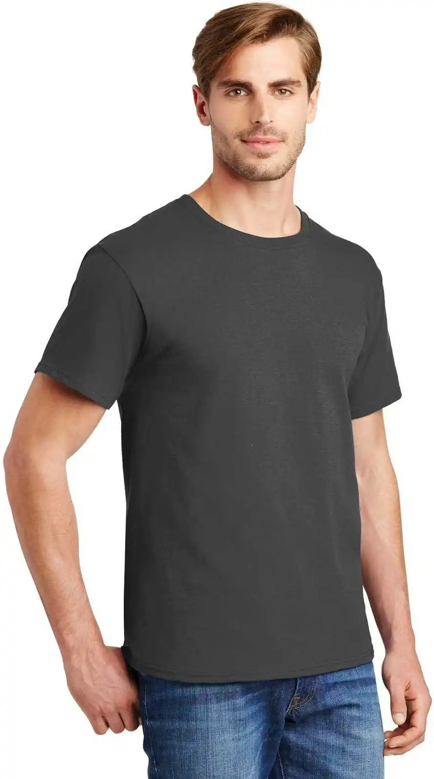 Hanes 5280 Comfortsoft 100% Cotton t Shirt Smoke Gray