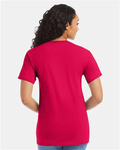 Hanes 5280 Essential-t T-shirt - Athletic Crimson