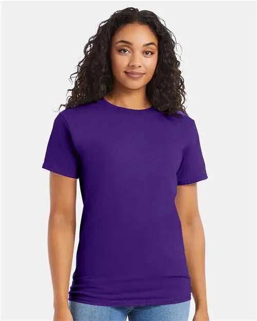Hanes 5280 Essential-t T-shirt - Athletic Purple