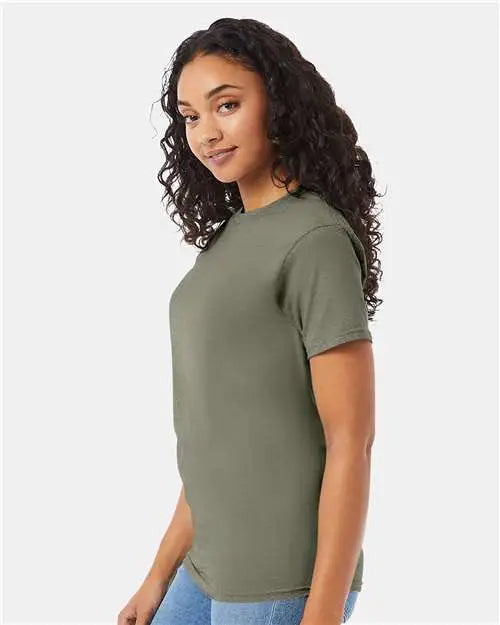 Hanes 5280 Essential-t T-shirt - Fatigue Green