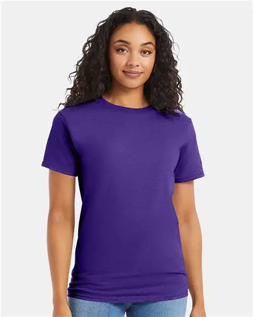 Hanes 5280 Essential-t T-shirt - Purple