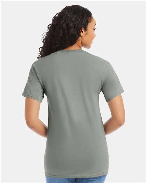 Hanes 5280 Essential-t T-shirt - Stonewashed Green