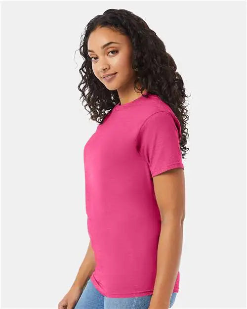 Hanes 5280 Essential-t T-shirt - Wow Pink