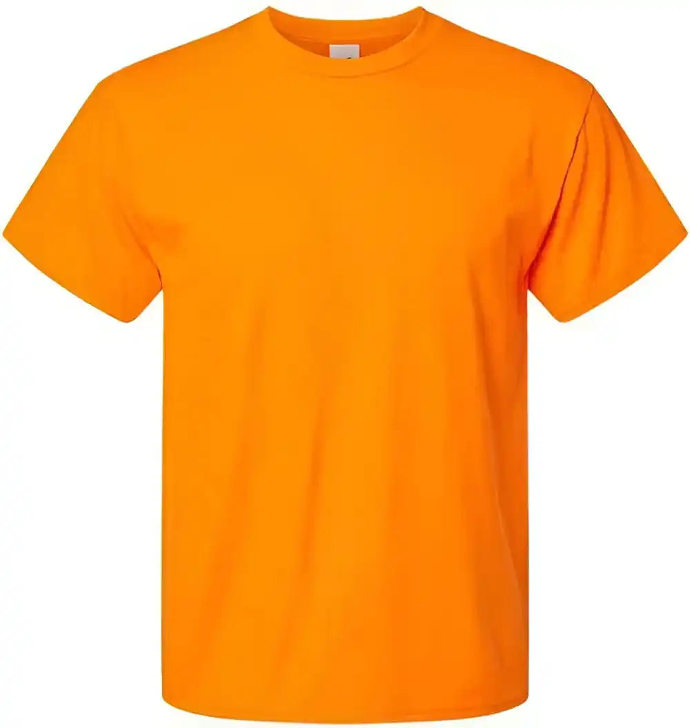 Hanes 5280 Essential t Short Sleeve Shirt Safety Orange