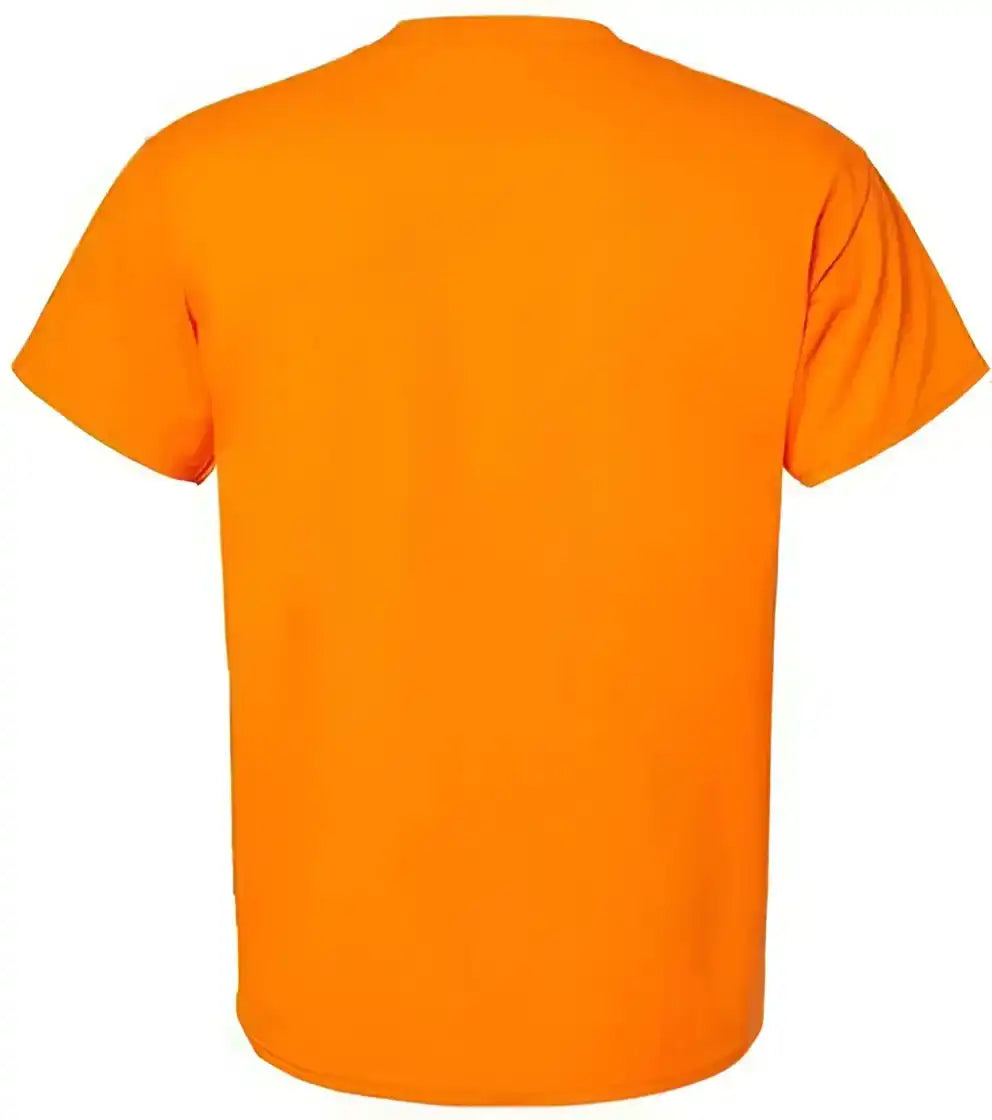 Hanes 5280 Essential t Short Sleeve Shirt Safety Orange