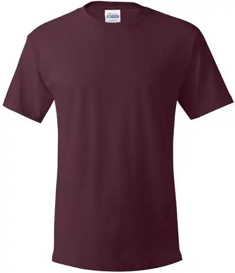 Hanes 5280 Essential t Short Sleeve Shirt Maroon