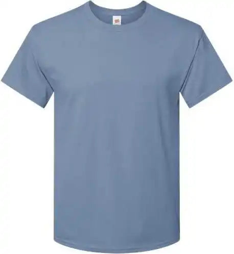 Hanes 5280 Essential t Short Sleeve Shirt Stonewashed Blue