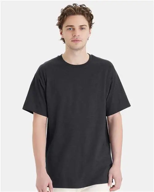 Hanes 5280t Essential-t Tall T-shirt - Charcoal Heather