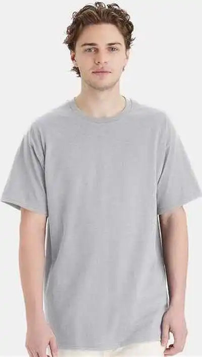 Hanes 5280t Essential t Tall Shirt Light Steel