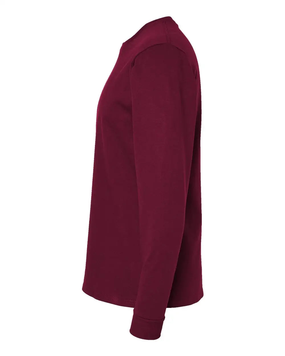 Hanes 5286 Essential-t Long Sleeve T-shirt - Athletic Cardinal