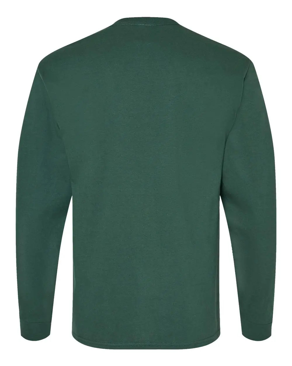Hanes 5286 Essential-t Long Sleeve T-shirt - Athletic Dark Green