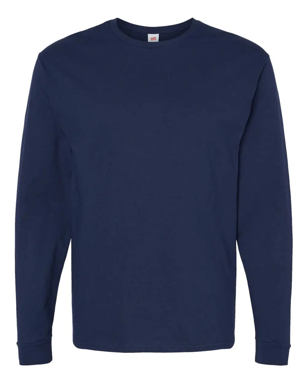 Hanes 5286 Essential-t Long Sleeve T-shirt - Athletic Navy - s