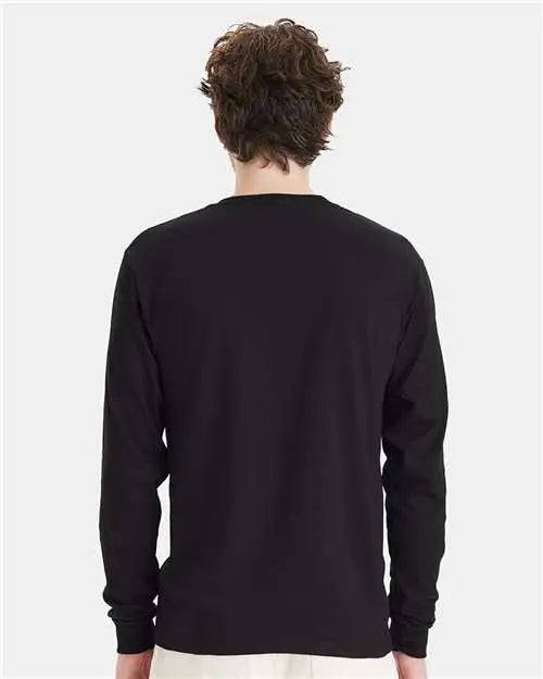 Hanes 5286 Essential-t Long Sleeve T-shirt - Black